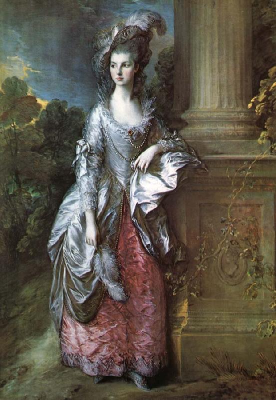 Thomas Gainsborough The Honourable mas graham mars Graham was one of the many society beauties Gainsborough painted in order to make a living China oil painting art